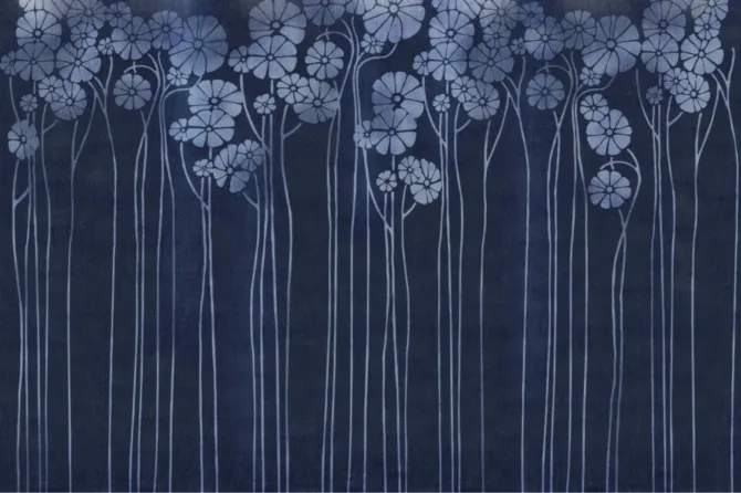 Tapeta Daisy Blue — dílec B