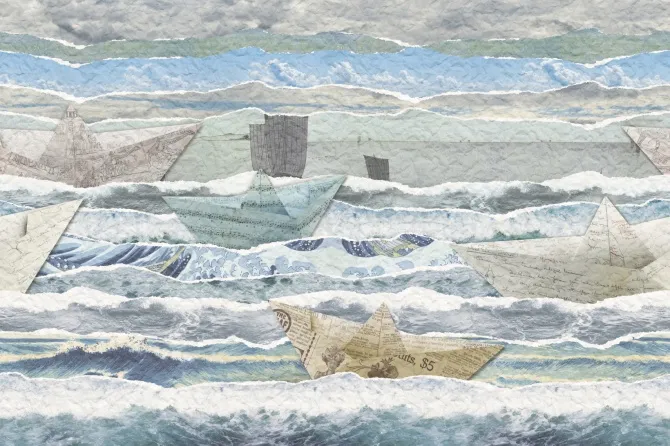 Tapeta Paper Ship — dílec B