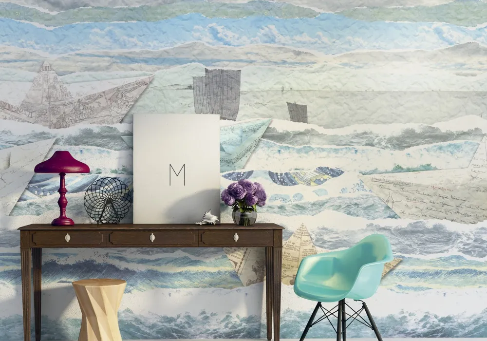 Tapeta Paper Ship