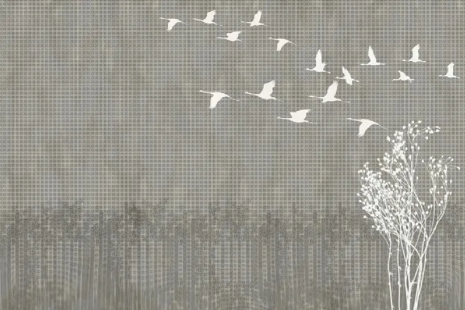 Tapeta Vichy — dílec B
