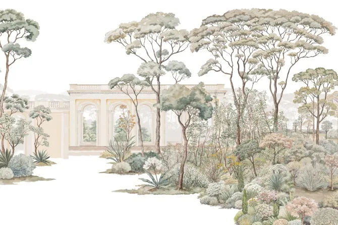 Tapeta Villa Pamphili — dílec B